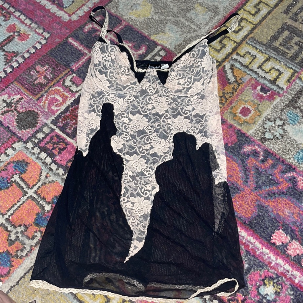 Fredericks of Hollywood lace slip